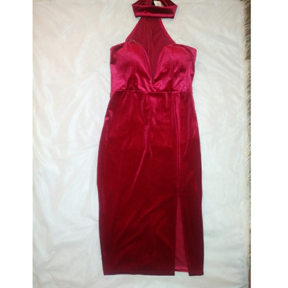 Crushed Velvet Sexy dress